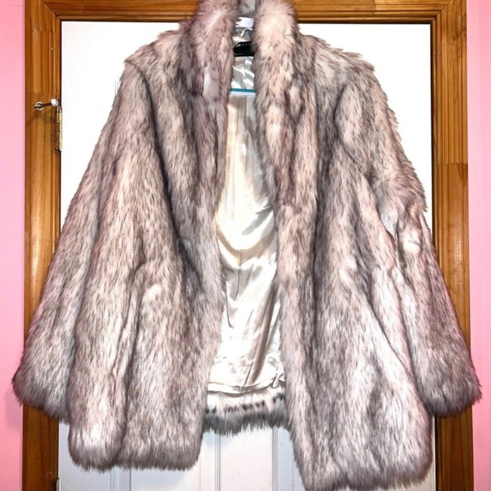 ASOS Faux Fur Collar Coat